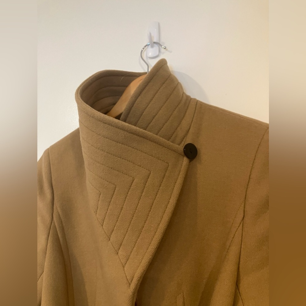 Aritzia Babaton Connor Long Wool Coat Camel | Belted | -20°C | S - Picture 3 of 12